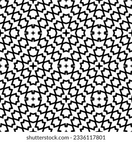 Simple monochrome texture. Abstract background. seamless repeating pattern.Black and white color.