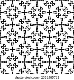 Simple monochrome texture. Abstract background. seamless repeating pattern.Black and white color.