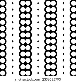 Simple monochrome texture. Abstract background. seamless repeating pattern.Black and white color.