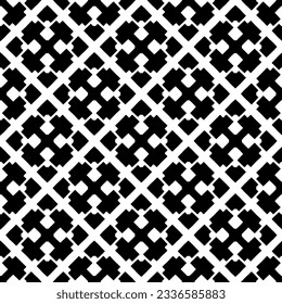 Simple monochrome texture. Abstract background. seamless repeating pattern.Black and white color.