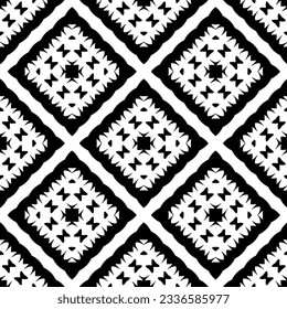 Simple monochrome texture. Abstract background. seamless repeating pattern.Black and white color.