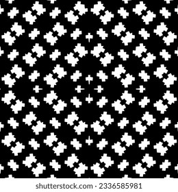 Simple monochrome texture. Abstract background. seamless repeating pattern.Black and white color.