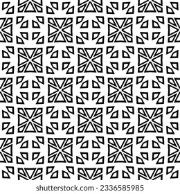 Simple monochrome texture. Abstract background. seamless repeating pattern.Black and white color.