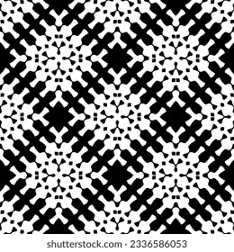 Simple monochrome texture. Abstract background. seamless repeating pattern.Black and white color.