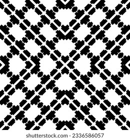 Simple monochrome texture. Abstract background. seamless repeating pattern.Black and white color.