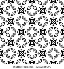 Simple monochrome texture. Abstract background. seamless repeating pattern.Black and white color.
