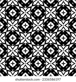 Simple monochrome texture. Abstract background. seamless repeating pattern.Black and white color.