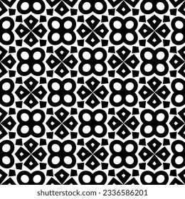 Simple monochrome texture. Abstract background. seamless repeating pattern.Black and white color.
