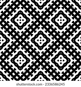 Simple monochrome texture. Abstract background. seamless repeating pattern.Black and white color.