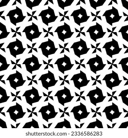 Simple monochrome texture. Abstract background. seamless repeating pattern.Black and white color.