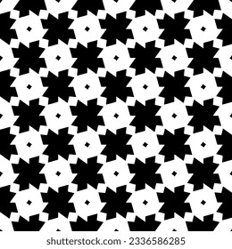 Simple monochrome texture. Abstract background. seamless repeating pattern.Black and white color.