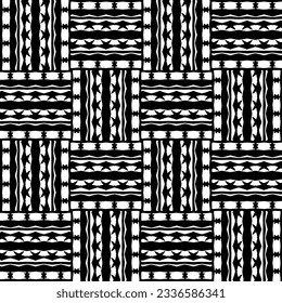 Simple monochrome texture. Abstract background. seamless repeating pattern.Black and white color.