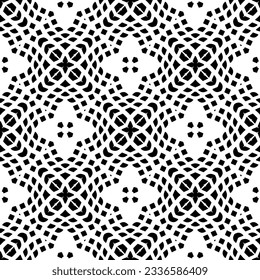 Simple monochrome texture. Abstract background. seamless repeating pattern.Black and white color.