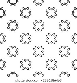 Simple monochrome texture. Abstract background. seamless repeating pattern.Black and white color.