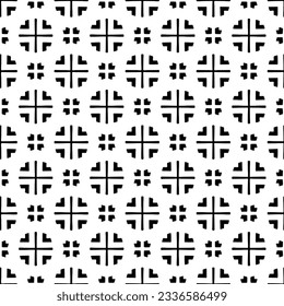 Simple monochrome texture. Abstract background. seamless repeating pattern.Black and white color.