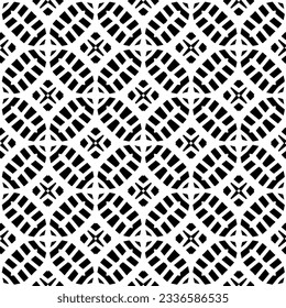 Simple monochrome texture. Abstract background. seamless repeating pattern.Black and white color.
