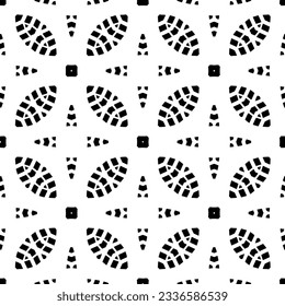 Simple monochrome texture. Abstract background. seamless repeating pattern.Black and white color.