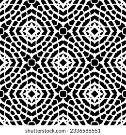Simple monochrome texture. Abstract background. seamless repeating pattern.Black and white color.