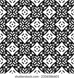 Einfache monochrome Textur. Abstrakter Hintergrund. Nahtlose Wiederholung des Musters.Schwarz-Weiß-Farbe.