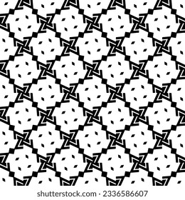 Simple monochrome texture. Abstract background. seamless repeating pattern.Black and white color.