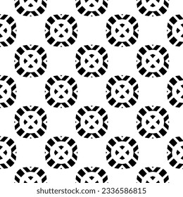 Simple monochrome texture. Abstract background. seamless repeating pattern.Black and white color.