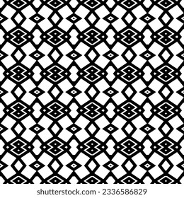 Simple monochrome texture. Abstract background. seamless repeating pattern.Black and white color.