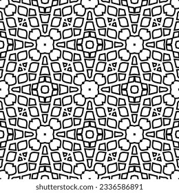 Simple monochrome texture. Abstract background. seamless repeating pattern.Black and white color.