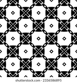 Simple monochrome texture. Abstract background. seamless repeating pattern.Black and white color.