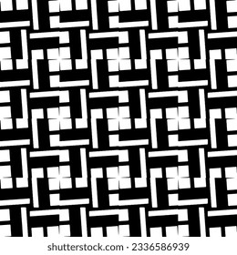 Simple monochrome texture. Abstract background. seamless repeating pattern.Black and white color.