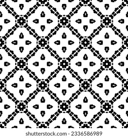 Simple monochrome texture. Abstract background. seamless repeating pattern.Black and white color.