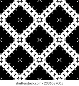 Simple monochrome texture. Abstract background. seamless repeating pattern.Black and white color.