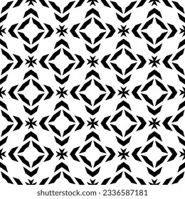 Einfache monochrome Textur. Abstrakter Hintergrund. Nahtlose Wiederholung des Musters.Schwarz-Weiß-Farbe.