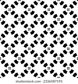 Simple monochrome texture. Abstract background. seamless repeating pattern.Black and white color.