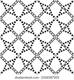 Simple monochrome texture. Abstract background. seamless repeating pattern.Black and white color.