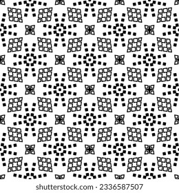 Simple monochrome texture. Abstract background. seamless repeating pattern.Black and white color.