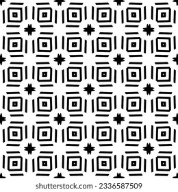 Simple monochrome texture. Abstract background. seamless repeating pattern.Black and white color.