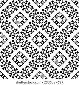 Simple monochrome texture. Abstract background. seamless repeating pattern.Black and white color.