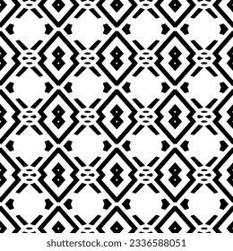 Simple monochrome texture. Abstract background. seamless repeating pattern.Black and white color.