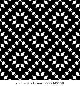 Simple monochrome texture. Abstract background. seamless repeating pattern.Black and white color.