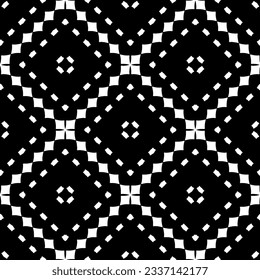 Simple monochrome texture. Abstract background. seamless repeating pattern.Black and white color.