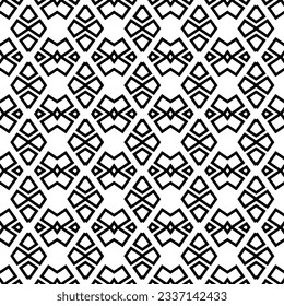 Simple monochrome texture. Abstract background. seamless repeating pattern.Black and white color.