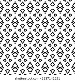 Simple monochrome texture. Abstract background. seamless repeating pattern.Black and white color.