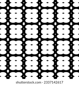 Simple monochrome texture. Abstract background. seamless repeating pattern.Black and white color.