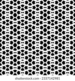 Simple monochrome texture. Abstract background. seamless repeating pattern.Black and white color.