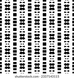 Simple monochrome texture. Abstract background. seamless repeating pattern.Black and white color.