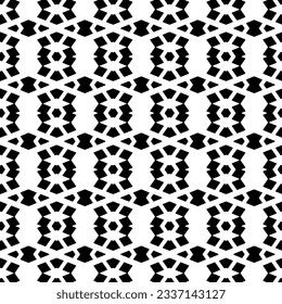 Simple monochrome texture. Abstract background. seamless repeating pattern.Black and white color.