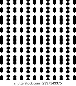 Simple monochrome texture. Abstract background. seamless repeating pattern.Black and white color.