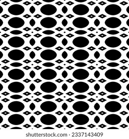 Simple monochrome texture. Abstract background. seamless repeating pattern.Black and white color.
