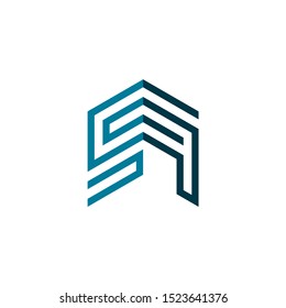 simple monogram FE/EF logo initial