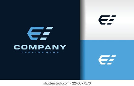 einfaches Monogramm-EE-Logo